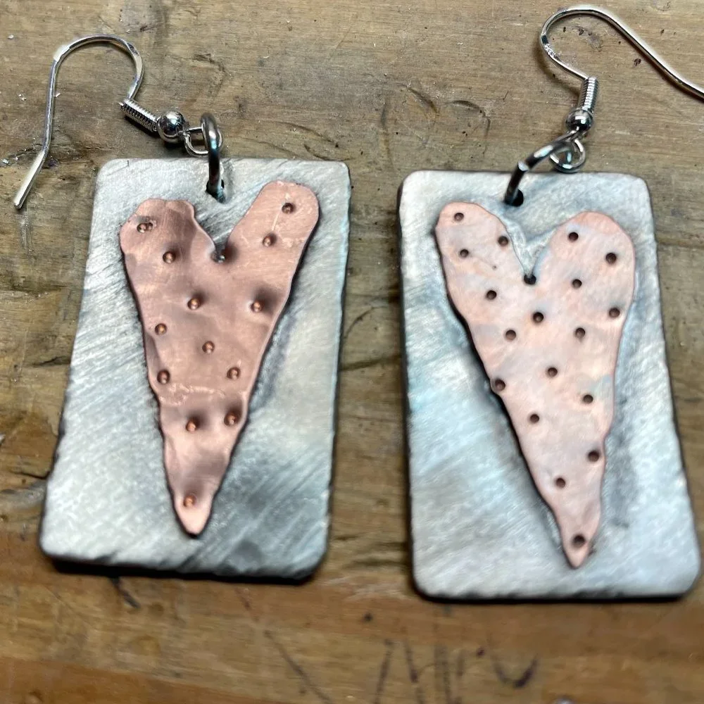Be My Valentine Handmade Earrings - Picture 1 of 3